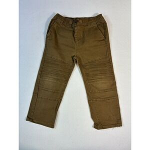 Phat Farm Boys Moto Joggers Stretch Twill Pants Brown Size Large‎ 14/16